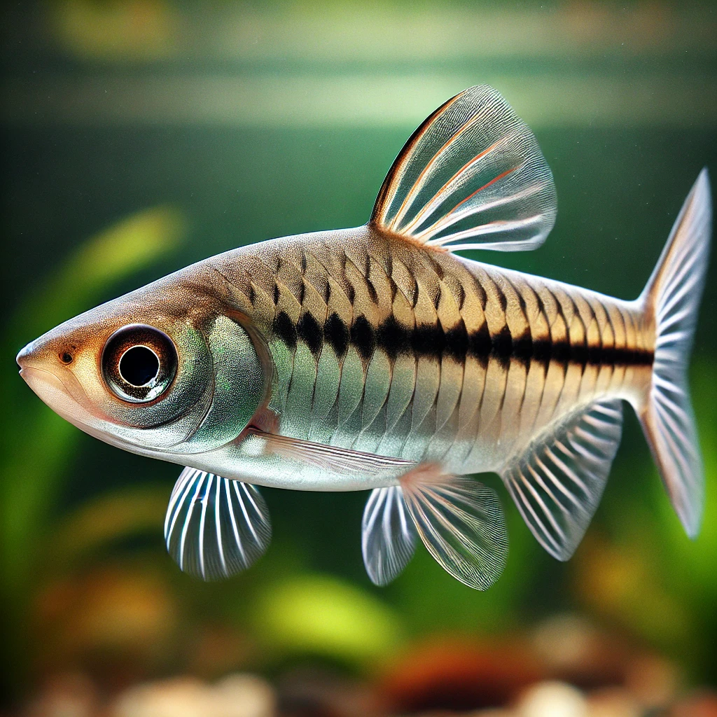 Barbus lateristriga Bärtig