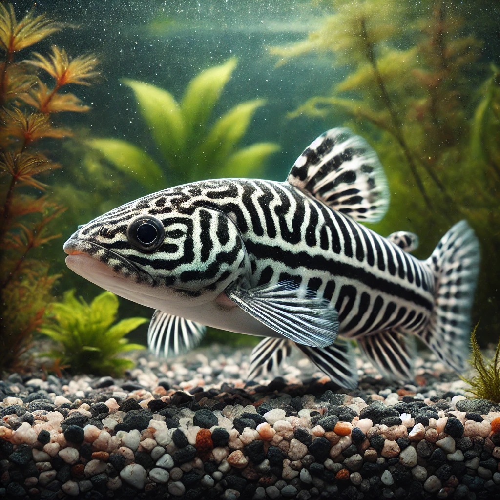 Botia lohachata Retikuliertes Loch