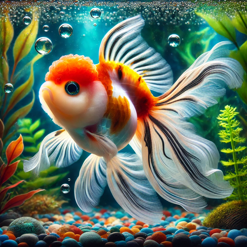 Carassius auratus ciel Augen-au-Ciel