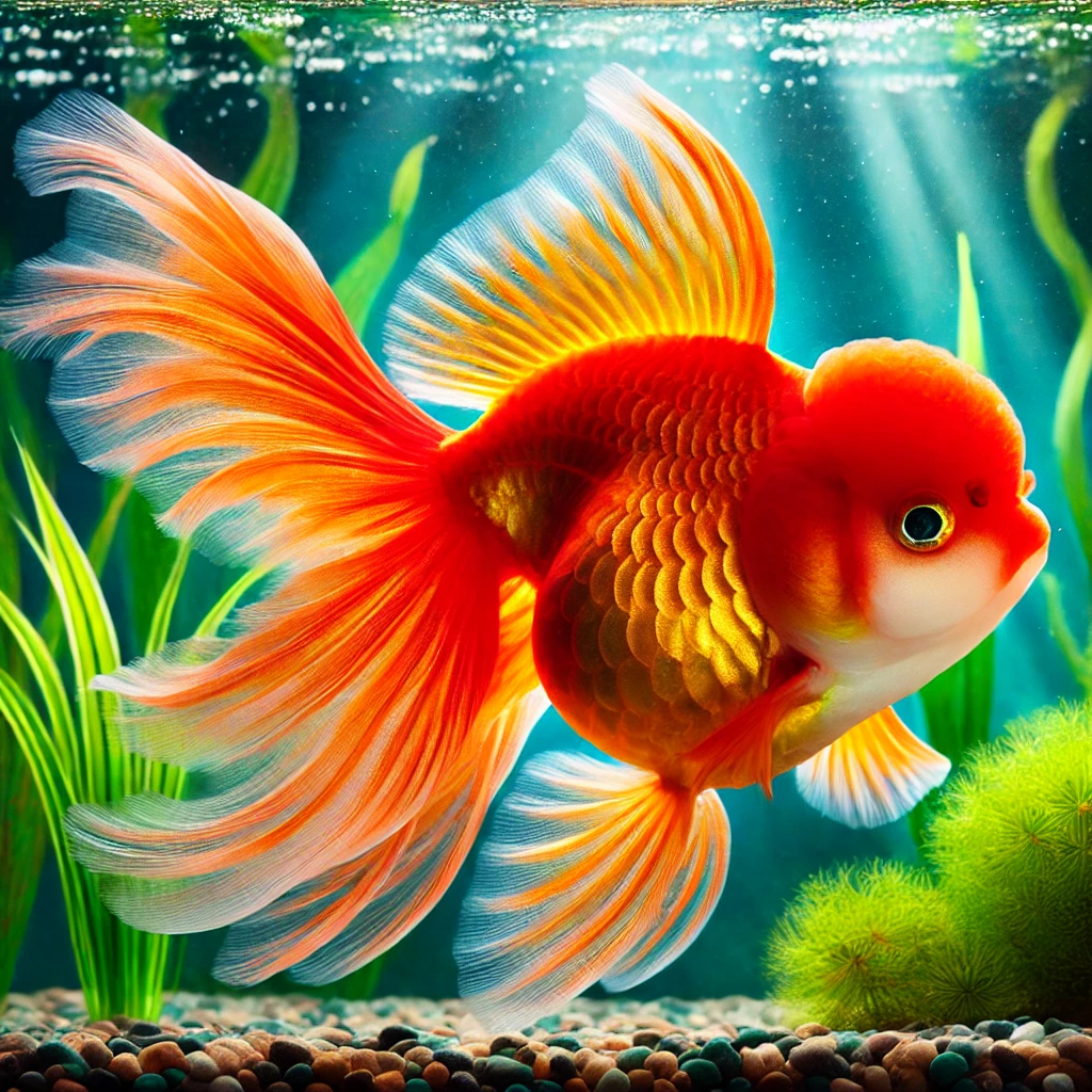 Carassius auratus poisso... Komet