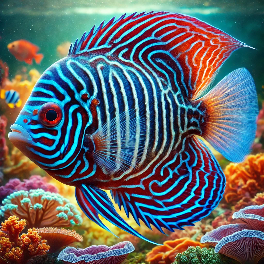 Centropyge bispinosus Dunkler Engel Fisch