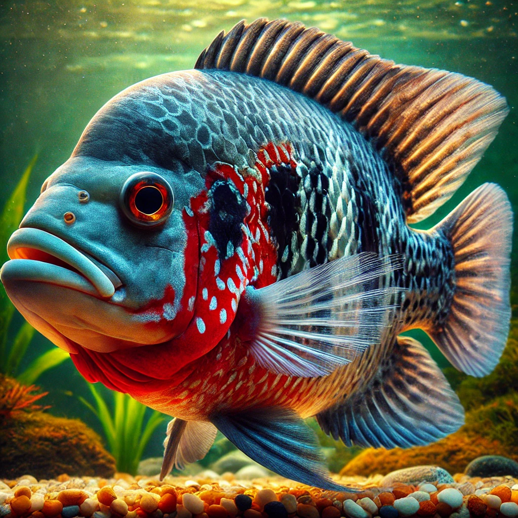 Cichlasoma meeki Kehle