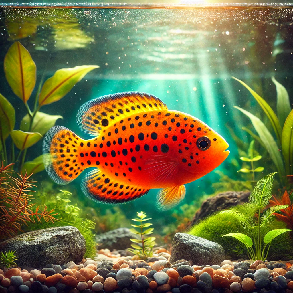 Etroplus maculatus (Orangenchromide)