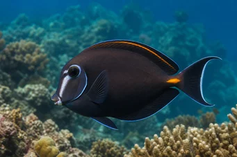 Acanthurus nigricans Weißer Nasenchirurg