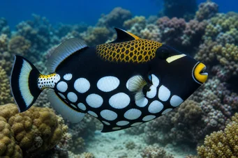 Balistoides conspicillum (Ballisten Clown)