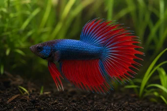 Betta splendens queue de peigne Kampf