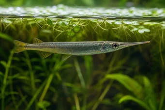 Dermogenys pusillus Sumatra halbque