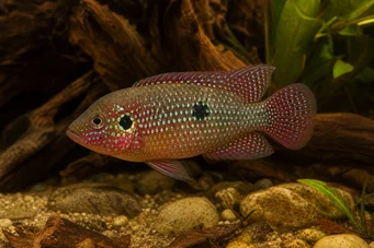 Hemichromis guttatus Rote Hemichromis (Guttatus)