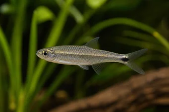 Micralestes sp. Afrikanische Tetra mit roten Flossen