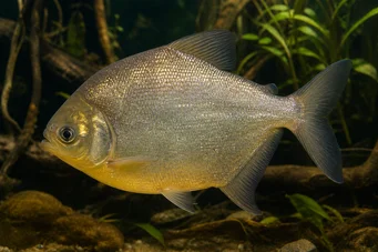 Mylossoma aureum Pompano, Goldener Pacou