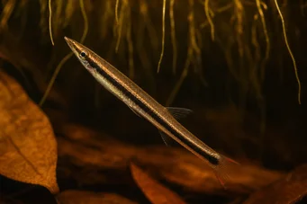 Nannostomus eques Röhrenmund -Mund -Mund -Bleistift