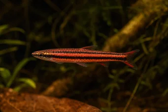 Nannostomus mortenthaleri Korallenrote Bleistiftfische