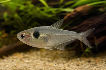 Phenacogaster megalostictus (Großer Fleckglas Tetra)