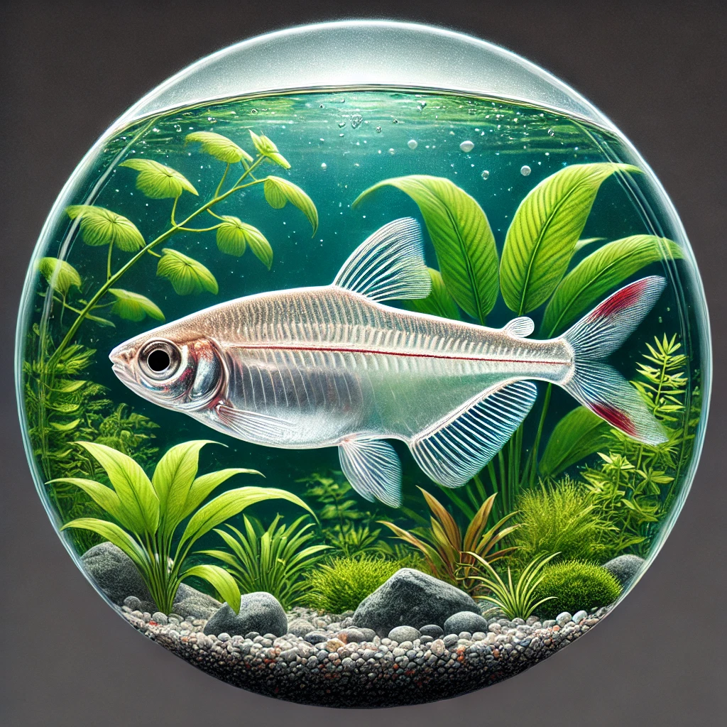 Prionobrama filigera Rot -tailed Glascharakte...