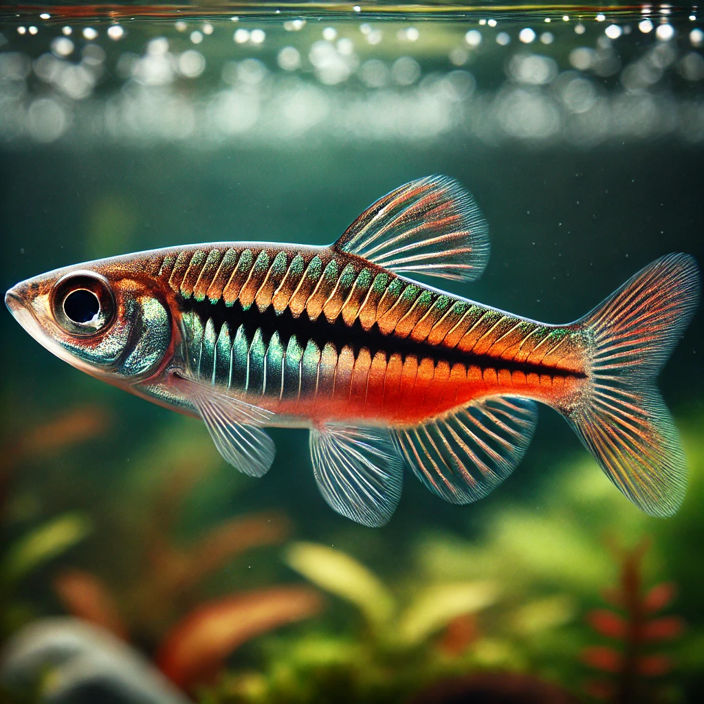 Rasbora pauciperforata Rote Linie Rasbora